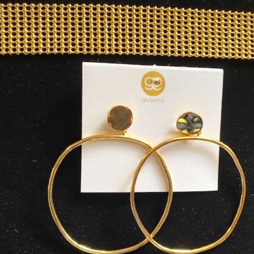 Gorgana 18k Gold-Plated Earrings & Bracelet